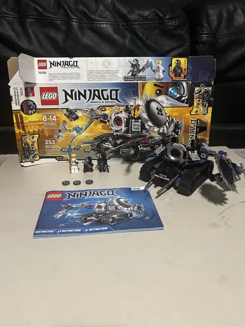 LEGO NINJAGO 70726 Destructoid Complete Set w/ Instructions & Minifigs