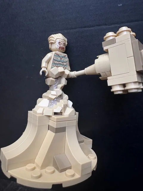 LEGO 76114 Sandman Minifigure W/ Stand & Mace Spider-Man Superhero Villain SH537