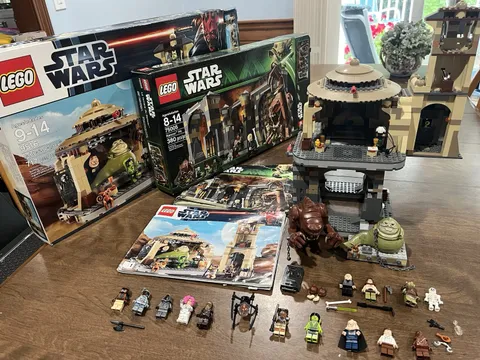 LEGO Star Wars: Jabba's Palace (9516) And Rancor Pit (75005) Complete Plus More!