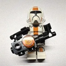 LEGO Star Wars Clone Trooper Minifigure w/ Helmet & Blaster Weapon