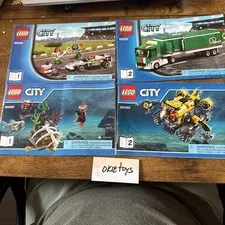 LEGO City 60025 60092 Instructions Manual Only