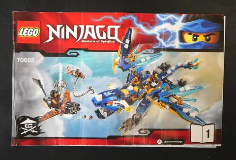 Lego NINJAGO INSTRUCTION GUIDE Manual 70602 Book 1 