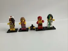 LEGO Minifigures Series 5 Lot Boxer Egyptian Queen Cavewoman Aerobics