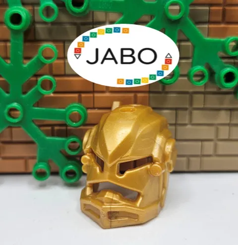 (S17 / 2 / 27) LEGO Heroy Factor 11276 Mask Mask (Rocka 2013) Gold