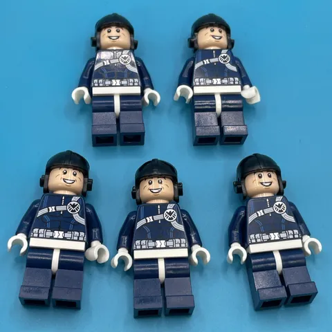 Lego Marvel Super Heroes SHIELD Agent Minifigure 5 Pack 76036