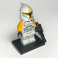 ✅ LEGO Star Wars Clone Trooper Commander Minifigure sw1146 (Phase 1) - NEW