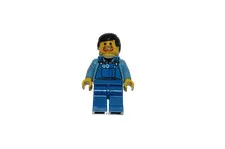 Lego® TRAIN Railway 9V RC Minifig Conductor Worker ( Mechanic )