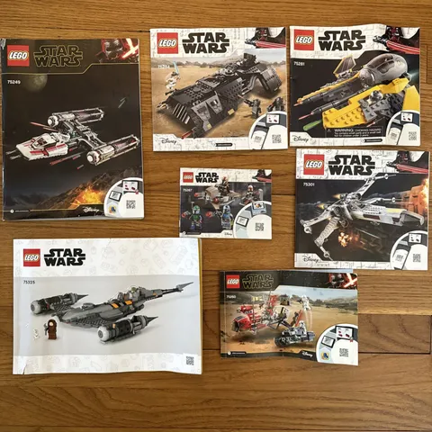 Lego Star Wars Instruction Manuals 75267 75281 75284 75301 75325 75250 75249
