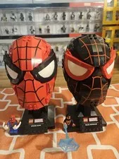LEGO Spider-Man Mask 76285 & Miles Morales Mask 76329 w Figs Added To Display!!