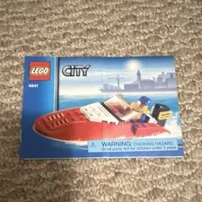 LEGO CITY Speedboat 4641 Illustrated Instruction Manual Booklet