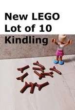 New LEGO Kindling Wood Sticks Lot of 10 Campfire Camping Fun Gather Wood Pile