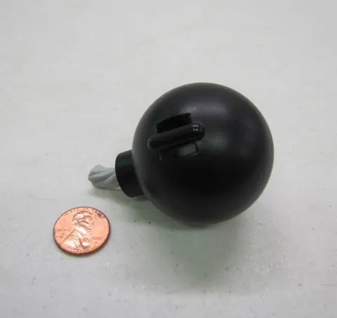 Used Lego Duplo BLACK BOMB w/ FUSE Vintage 7880 BIG PIRATE SHIP Part #3