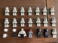 Authentic LEGO Star Wars Imperial Lot, Stormtrooper, TIE Pilot, Krennic