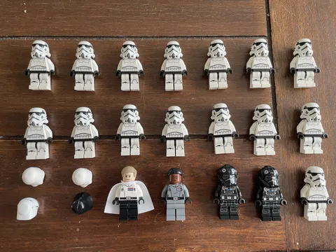 Authentic LEGO Star Wars Imperial Lot, Stormtrooper, TIE Pilot, Krennic
