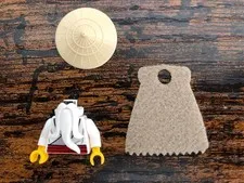 Lego Ninjago: Minifigure Sensei Wu (Njo550) Incomplete. 