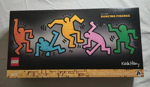LEGO Art Keith Haring Dancing Figures 31216 Building Set Wall Decor Adult Brand