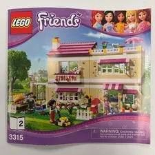 Lego Friends 3315 - Instruction Manual Only
