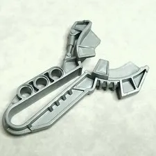 LEGO 47304 Bionicle Kanoka Disk Launcher Matoran Flat Silver x1 Vintage Genuine
