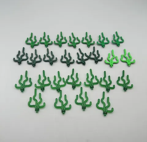 LEGO Part 30093 Seaweed Plant Sea grass green bright dark & trans 26 pieces