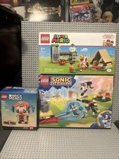Lego Sealed Set Lot Super Mario Sonic Brick Headz Mint