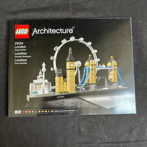 Lego Architecture 21034 London Tower Eye Instruction Manual / Book Only