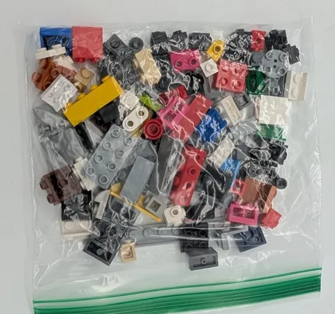 LEGO various size/shape walls, inv plates/brick(25+pcs) various colors Brick lot