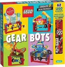 Klutz LEGO Gear Bots Science & STEM Activity Kit Ages 8-12 Educational Toy