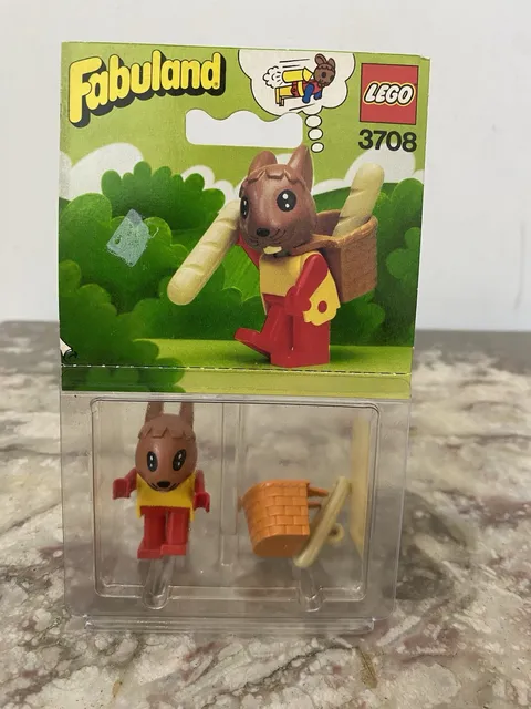 LEGO VINTAGE FABULAND 3708 RUFUS RABBIT NIB SEALED MISB GREAT CONDITION