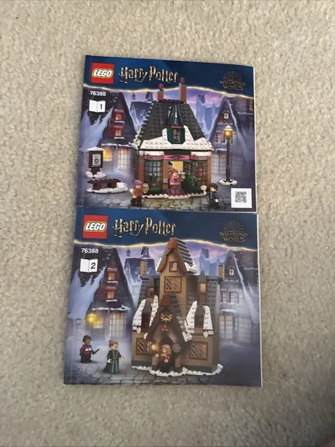 LEGO Harry Potter 76388 Hogsmead Village Visit Instruction Manuals 1 and 2 Only
