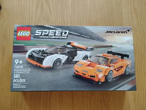 Lego 76918 Speed Champions: Mclaren Solus Gt & Mclaren F1 LM New Sealed Retired