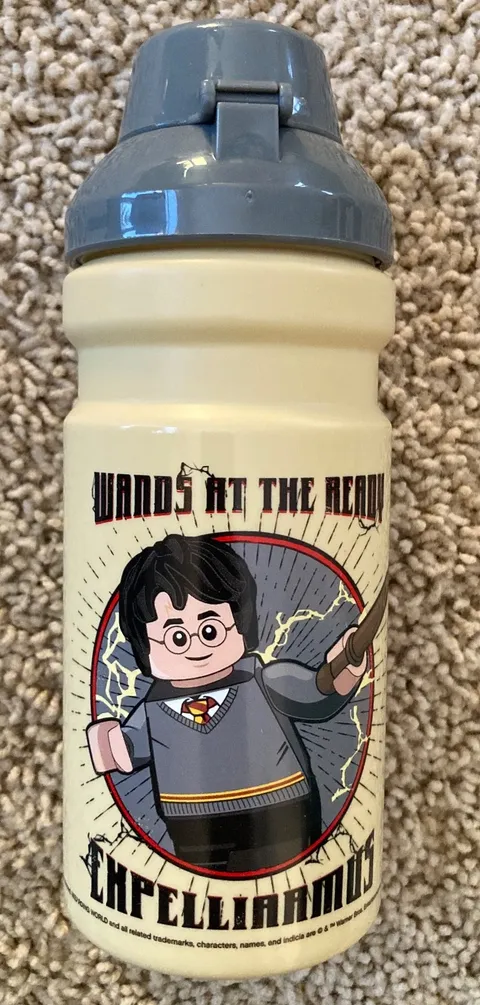 LEGO Harry Potter Hogwart Water Drinking Bottle wizarding world kid plastic cup