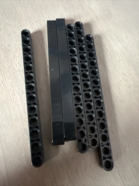 LEGO 41239 Black Technic, Liftarm Thick 1 x 13 - 6 Pieces