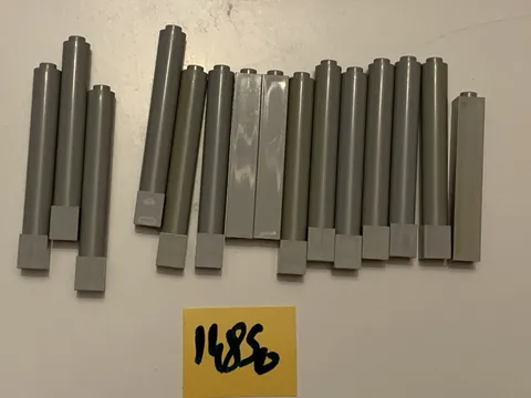 Lego Pillars Light Grey Parts Lot