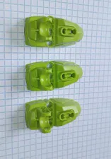 3 pieces Bionicle Lego Lime Green 90661 Star Wars Hero Factory Foot WYSIWYG IRL