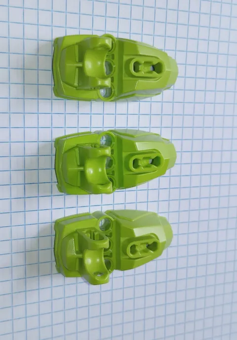 3 pieces Bionicle Lego Lime Green 90661 Star Wars Hero Factory Foot WYSIWYG IRL