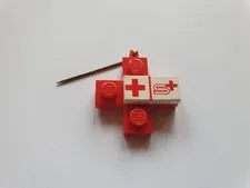 Lego System Pin Samaritan League 1978 Vintage 70s Rare 70s Promo Rare