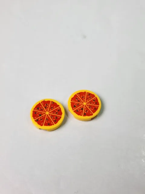 LEGO Minifigure Food Lot of 2 Pizza Doll Friends Belville Castle Miniature