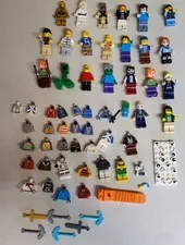 Lot Of Lego Minifigures & Parts Star Wars Minecraft Lego City