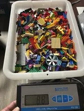Random Mixed Lot 7 Pounds Lbs Of Legos Bulk Clean Pieces