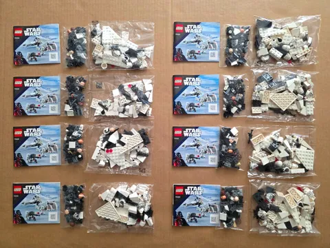 Lot of 8 Lego 75320 Snowtrooper Battle Pack NO BOX