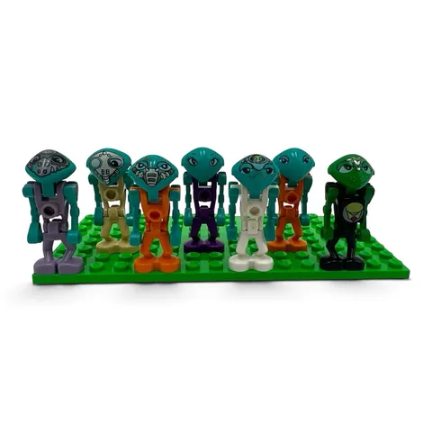 LEGO Life On Mars Alien Martian Minifigure Lot of 7 LOM Rigel Vega Cassiopeia