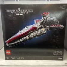 LEGO Star Wars Venator 75367 UCS Gray/Red 5374pcs w/ Captain Rex