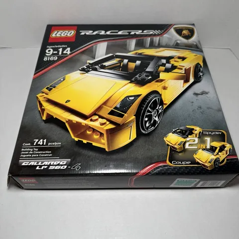 2009 Lego racers set 8169 Lamborghini Gallardo LP  USED COMPLETE