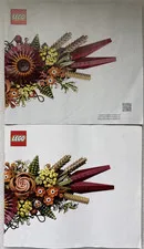 New Lego Booklet Manuals Botanical Collection Dried Flowers 10314 NO BRICKS/PART