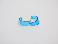 LEGO Lot of 2 Trans Dark Blue Helmet Visors Visor Accessory Minifig Q7