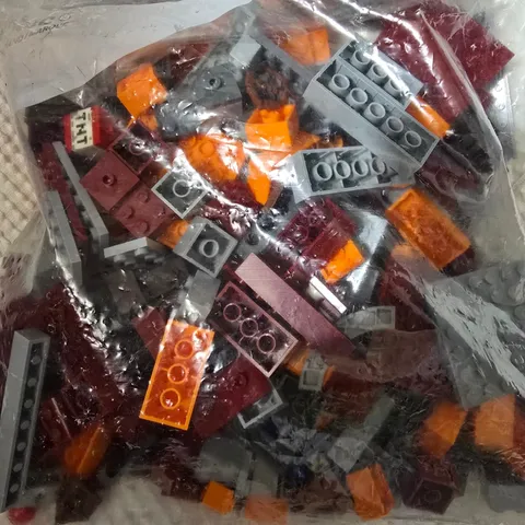 LEGO Minecraft Bulk Lot Bricks Plates TNT Wither Skeleton Heads Orange Baseplate