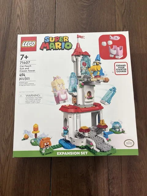 LEGO Super Mario Cat Peach Suit And Frozen Tower Expansion Set 71407 New Sealed