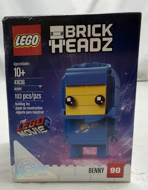 LEGO BrickHeadz: Benny (41636) LEGO Movie 2 New in Sealed Box #4438/5000