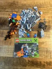 LEGO 21113 Minecraft The Cave Complete w/ Minifigures Manual No Box