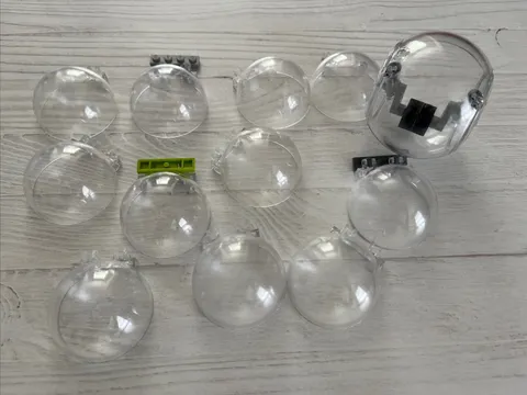 LEGO LOT 12 PCS TRANS CLEAR COCKPIT WINDSCREEN WINDSHIELD ROUND BUILDING PIECES